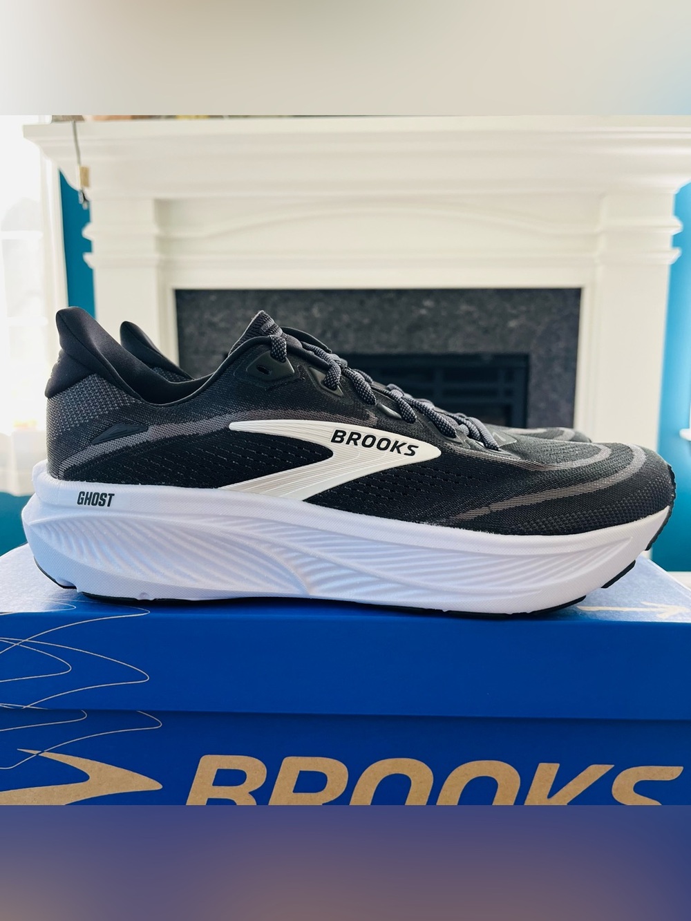 Brooks Ghost 18 Men's Running Shoes Black/Grey/White NEW 110493-1D-090